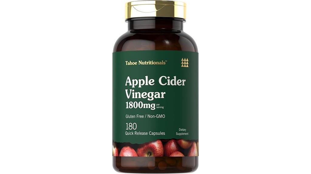 apple cider vinegar capsules review