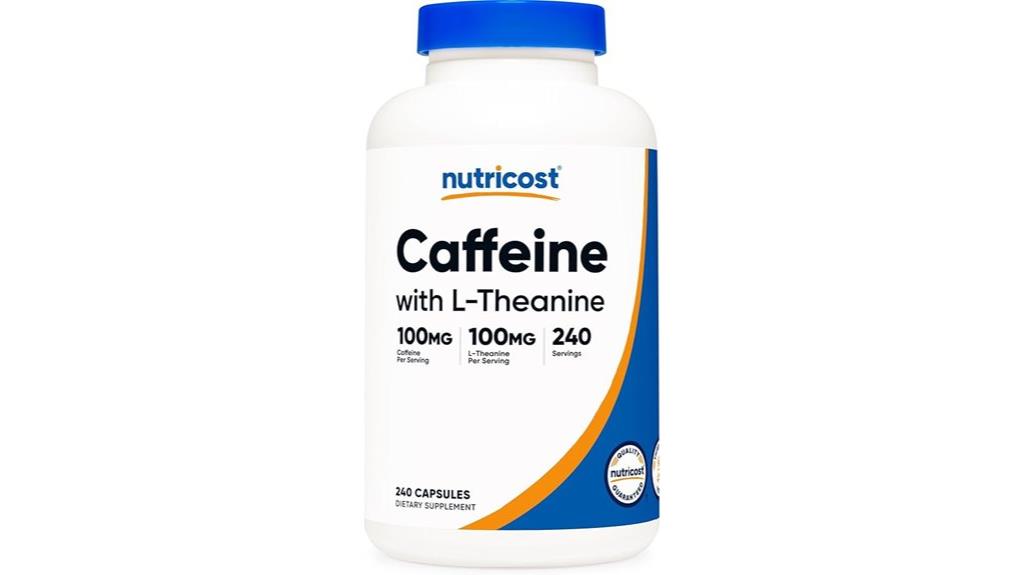 caffeine and l theanine benefits