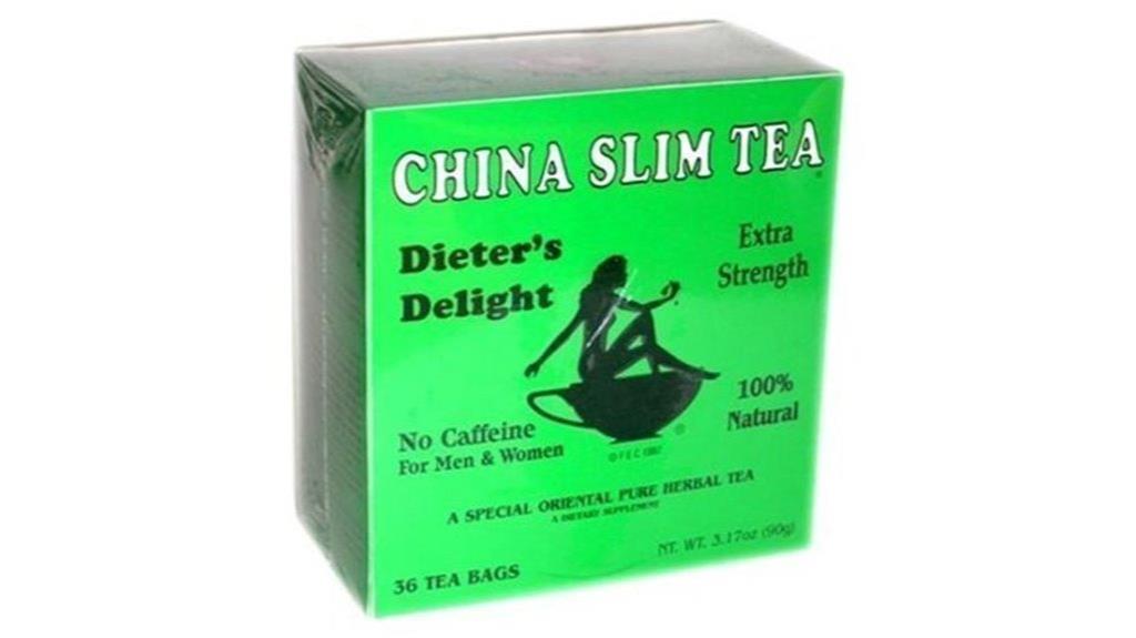 effectiveness of china slim tea