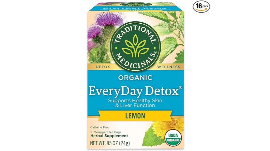 everyday detoxifying lemon tea