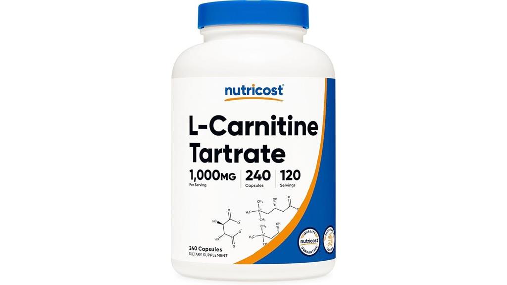 l carnitine tartrate evaluation review