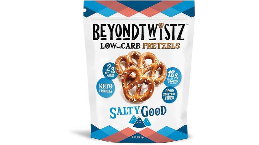 low carb pretzel review