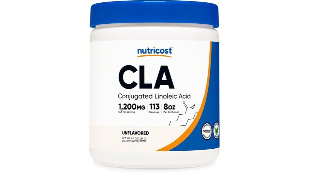 nutricost cla powder evaluation