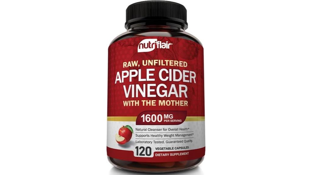 nutriflair apple cider capsules