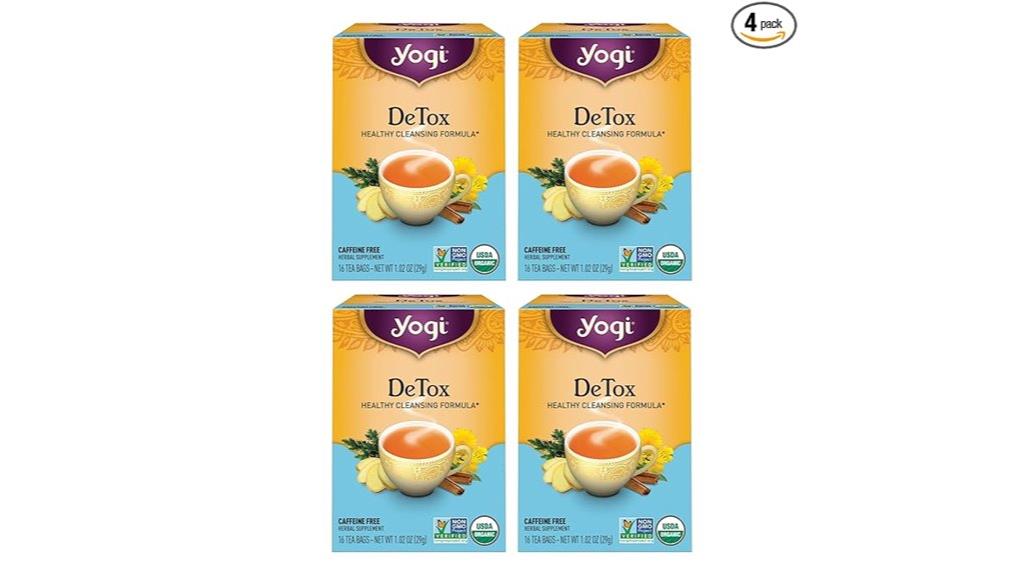 yogi tea detox effectiveness evaluated